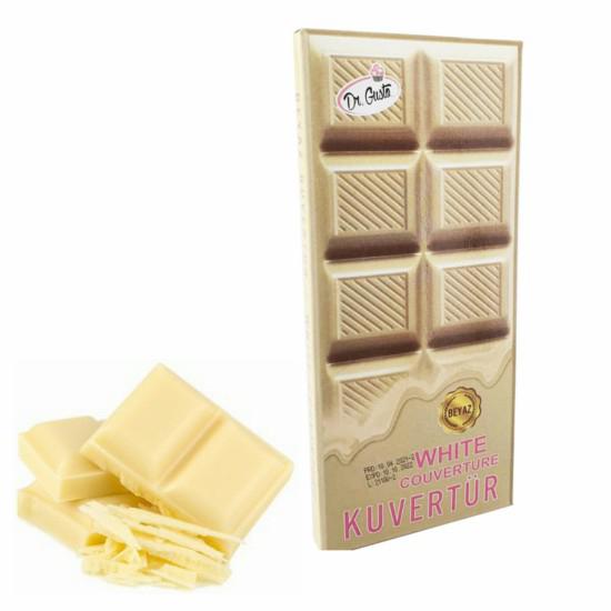 Dr Gusto Beyaz Kuvertür Eritmelik Kalıp Çikolata (200 Gr)
